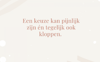 Kiezen voor liefde…